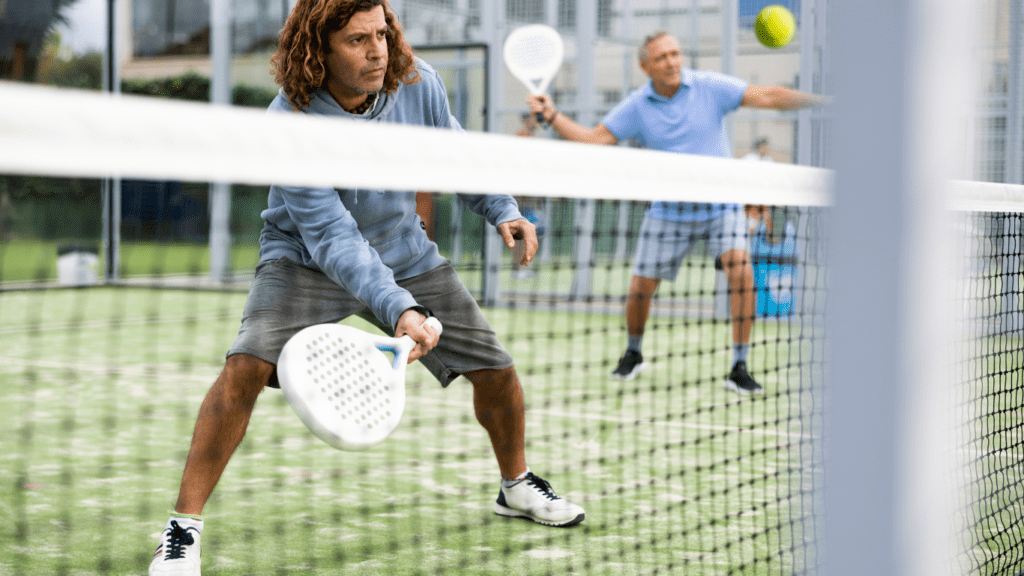 Playing Tennis 