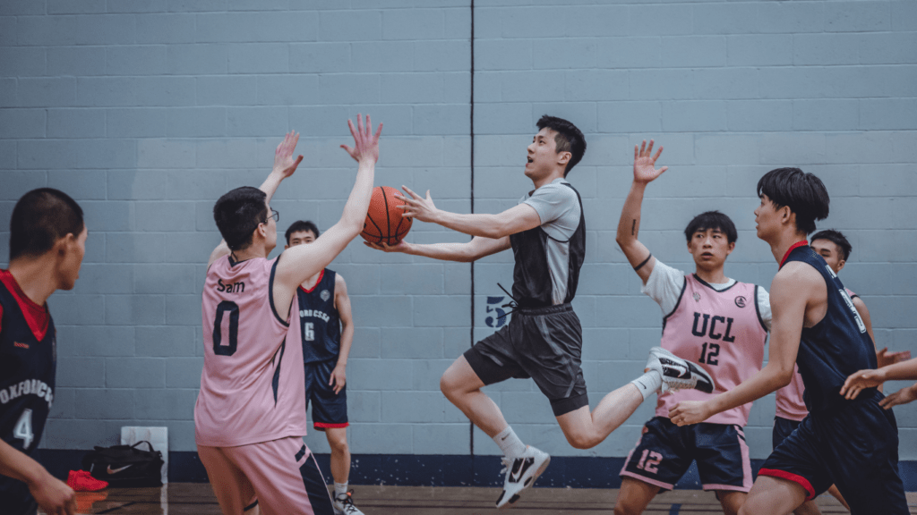 Playing Basketball