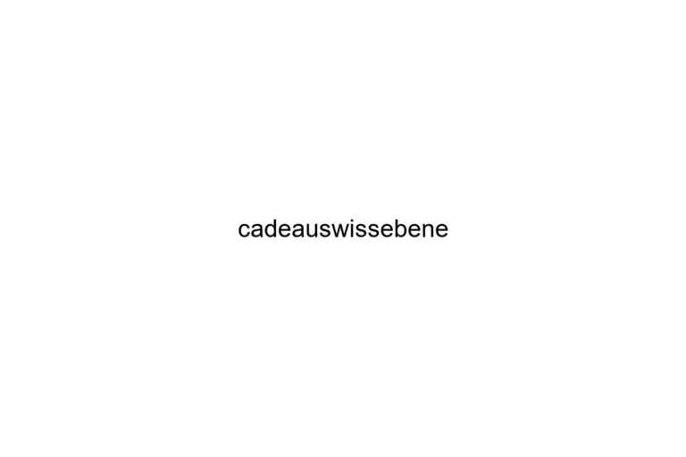 cadeauswissebene