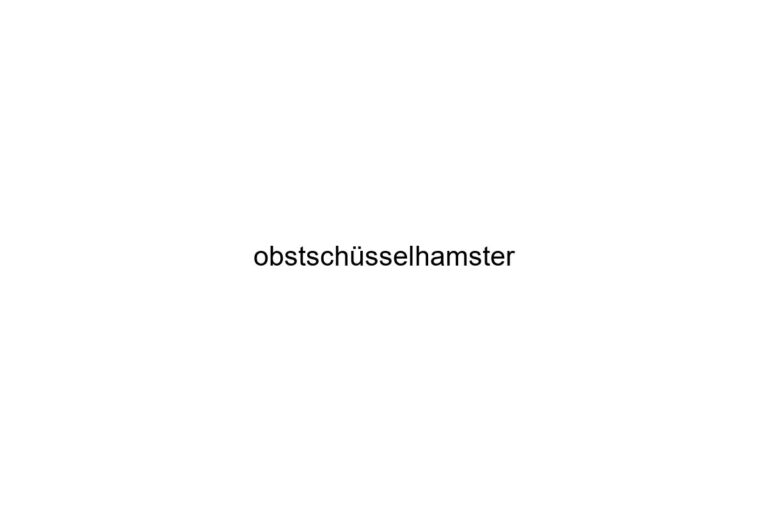 obstschsselhamster