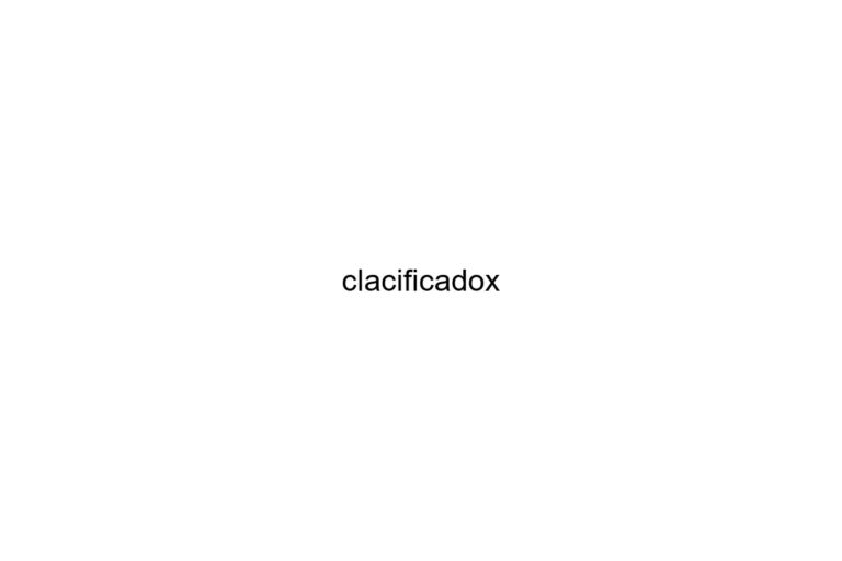 clacificadox