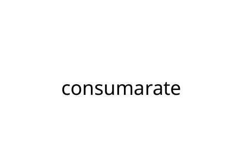 consumarate