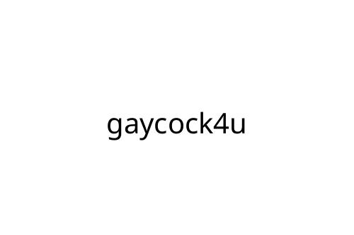 gaycock4u