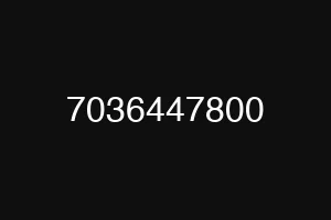 7036447800