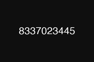 8337023445
