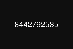 8442792535