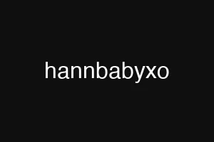 hannbabyxo
