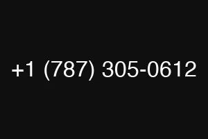 +1 (787) 305-0612