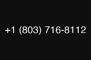 +1 (803) 716-8112