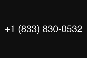 +1 (833) 830-0532